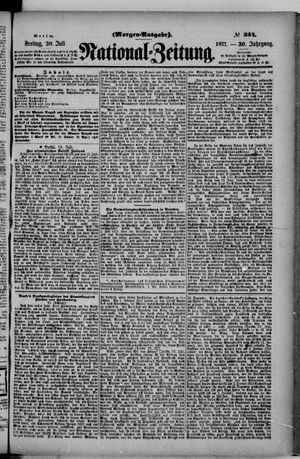Nationalzeitung vom 20.07.1877