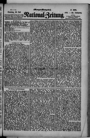 Nationalzeitung vom 22.07.1877