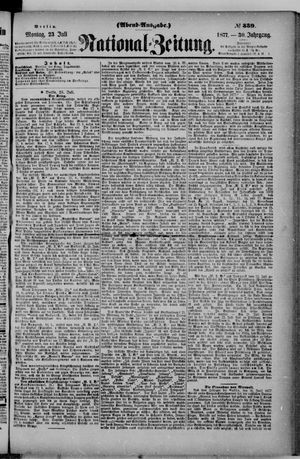 Nationalzeitung vom 23.07.1877