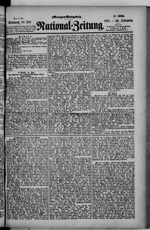 Nationalzeitung on Jul 25, 1877