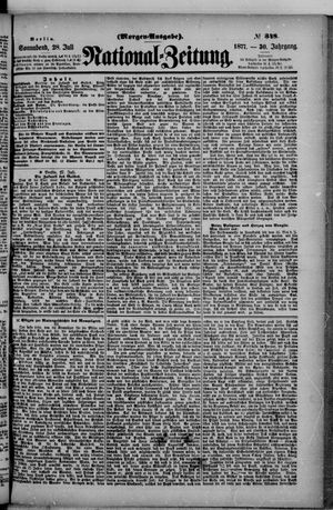 Nationalzeitung on Jul 28, 1877