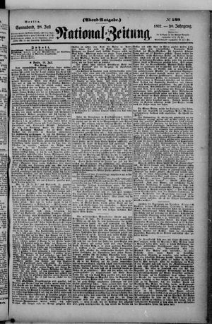 Nationalzeitung vom 28.07.1877