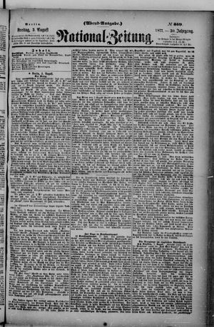 Nationalzeitung on Aug 3, 1877