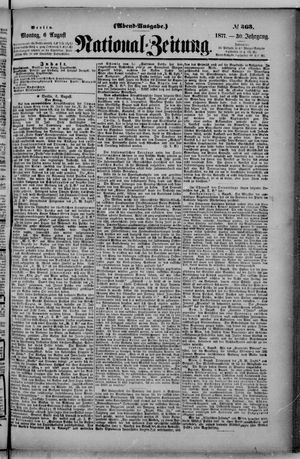 Nationalzeitung vom 06.08.1877