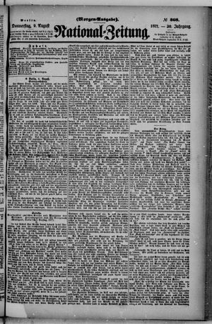 Nationalzeitung vom 09.08.1877