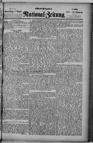Nationalzeitung vom 09.08.1877