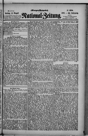 National-Zeitung vom 10.08.1877