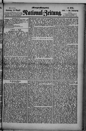 Nationalzeitung vom 12.08.1877