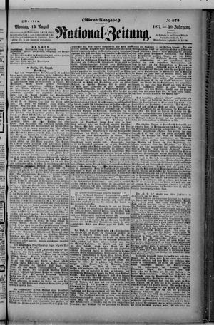 Nationalzeitung on Aug 13, 1877