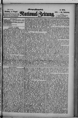 National-Zeitung vom 14.08.1877