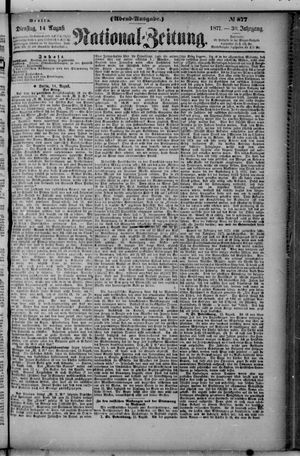 National-Zeitung vom 14.08.1877
