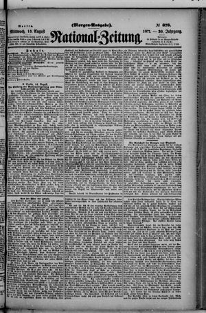 Nationalzeitung vom 15.08.1877
