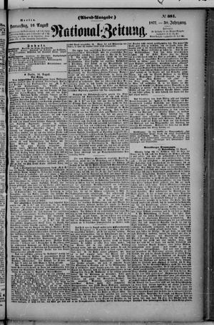 Nationalzeitung on Aug 16, 1877