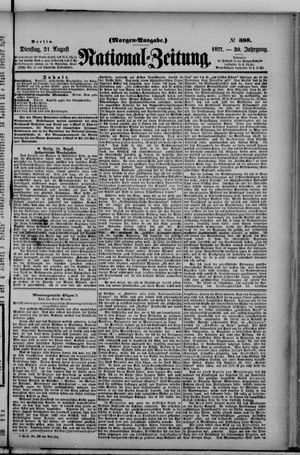 National-Zeitung vom 21.08.1877