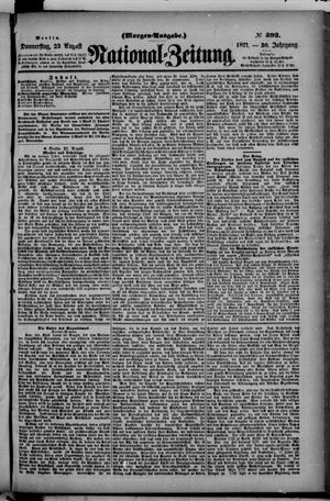 Nationalzeitung vom 23.08.1877