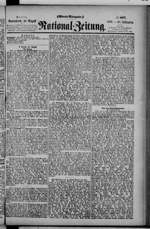 Nationalzeitung on Aug 25, 1877