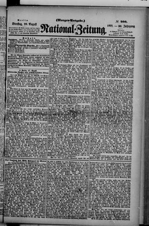 Nationalzeitung vom 28.08.1877