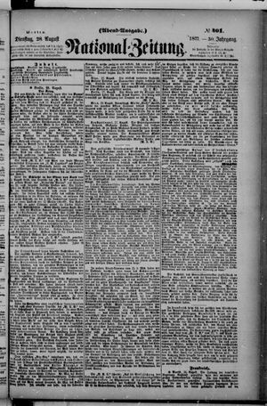 Nationalzeitung vom 28.08.1877
