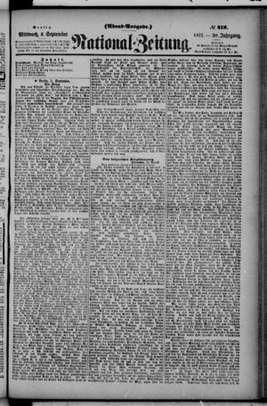 Nationalzeitung on Sep 5, 1877