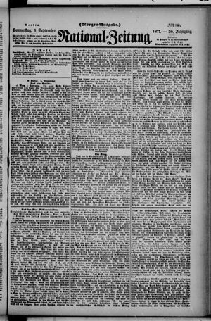 Nationalzeitung on Sep 6, 1877