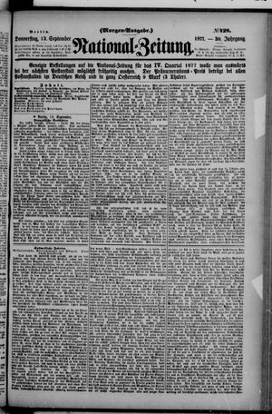 National-Zeitung vom 13.09.1877
