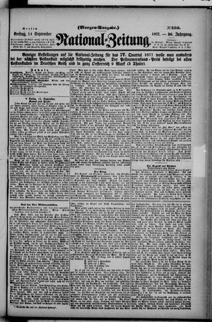Nationalzeitung on Sep 14, 1877