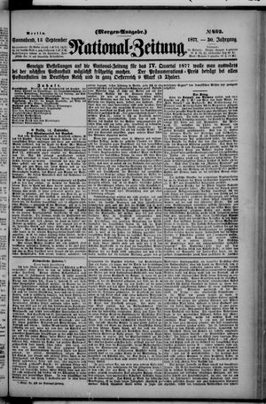 Nationalzeitung on Sep 15, 1877