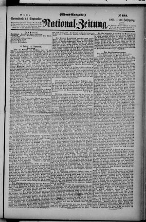 Nationalzeitung on Sep 15, 1877