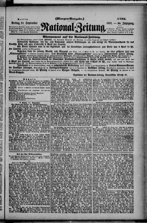 National-Zeitung vom 21.09.1877