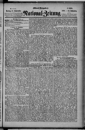 National-Zeitung vom 21.09.1877
