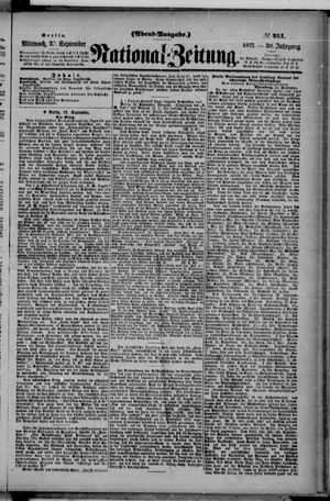 Nationalzeitung vom 26.09.1877