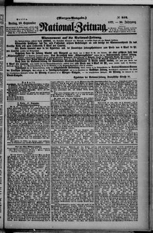 Nationalzeitung vom 28.09.1877