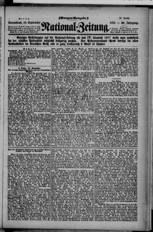 Nationalzeitung vom 29.09.1877