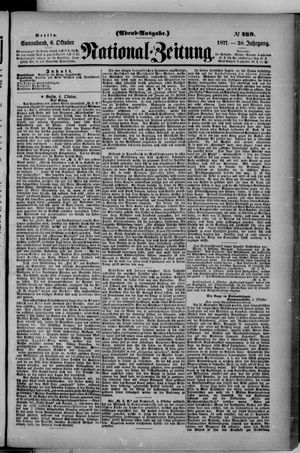 National-Zeitung vom 06.10.1877