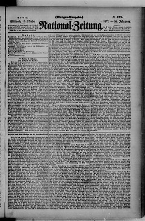 Nationalzeitung on Oct 10, 1877