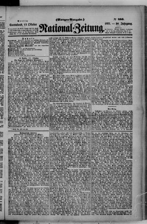 Nationalzeitung on Oct 13, 1877