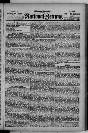 Nationalzeitung vom 14.10.1877