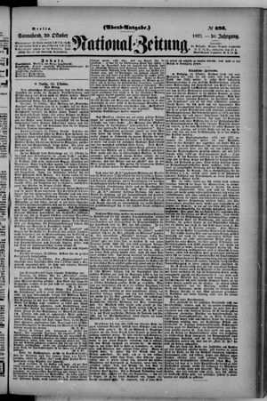 Nationalzeitung on Oct 20, 1877