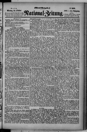 Nationalzeitung vom 22.10.1877