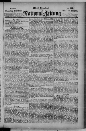 Nationalzeitung vom 25.10.1877