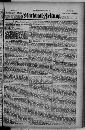 National-Zeitung vom 27.10.1877