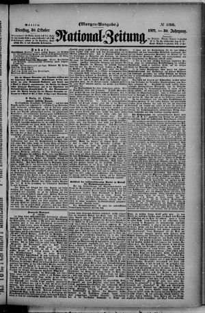 Nationalzeitung on Oct 30, 1877