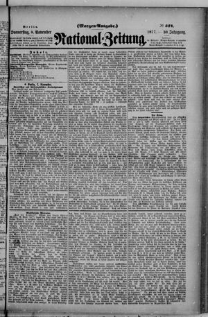 Nationalzeitung vom 08.11.1877