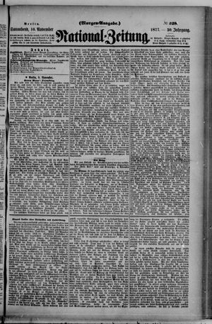 Nationalzeitung on Nov 10, 1877