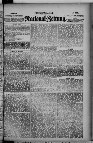 National-Zeitung vom 25.11.1877