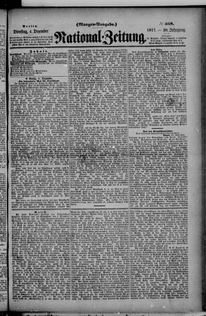 Nationalzeitung vom 04.12.1877