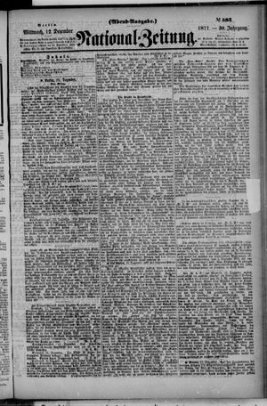 Nationalzeitung vom 12.12.1877
