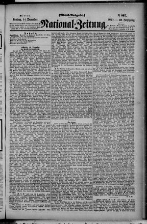 Nationalzeitung vom 14.12.1877
