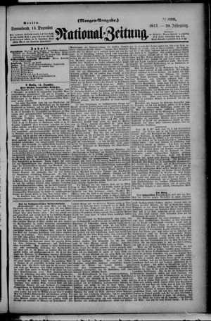 Nationalzeitung on Dec 15, 1877