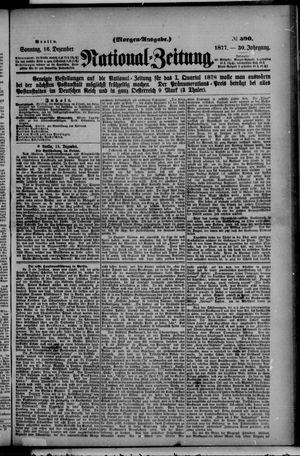 Nationalzeitung on Dec 16, 1877
